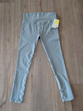 Women's All in Motion Light Green Full Length Size Large Leggings